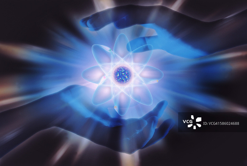 灯光下的科学图片素材