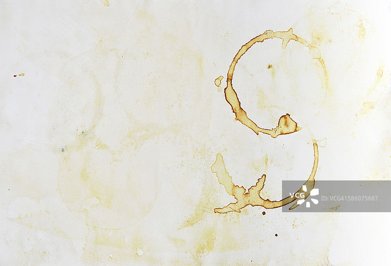 咖啡和茶渍纸图片素材