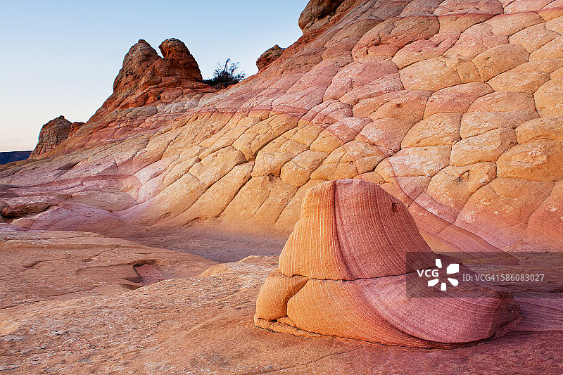朱红悬崖国家纪念碑的软糖岩图片素材