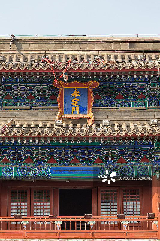 北京永定门图片素材