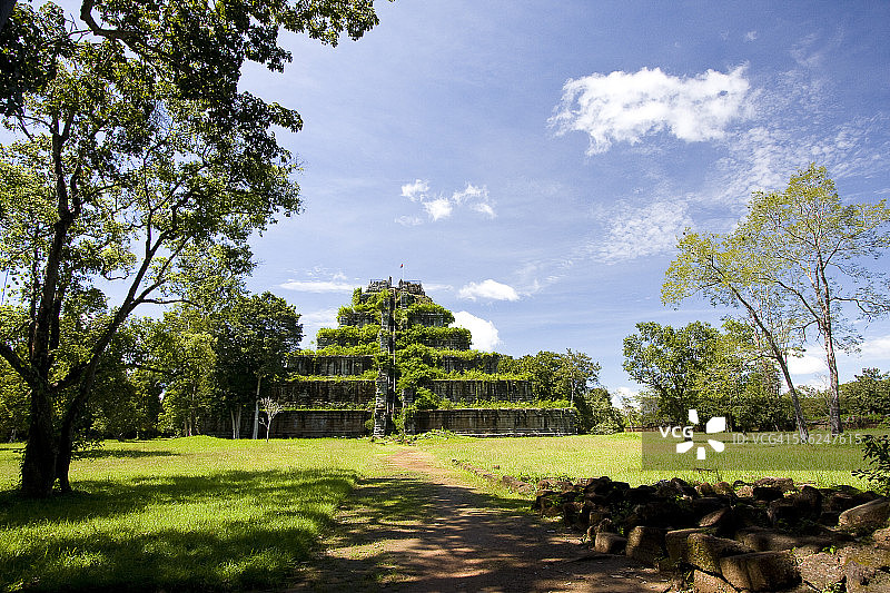 柬埔寨暹粒科科寺图片素材