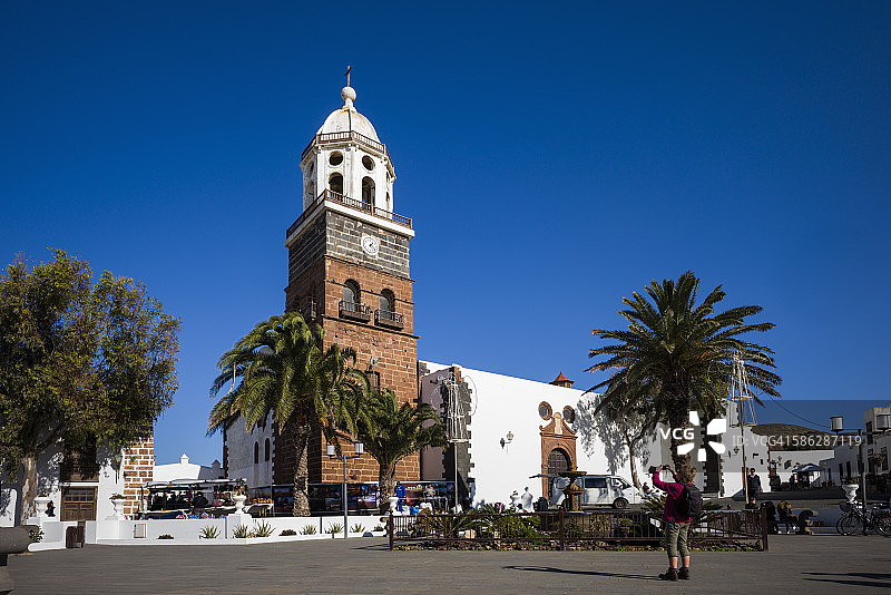 西班牙加那利群岛兰萨罗特岛风光图片素材