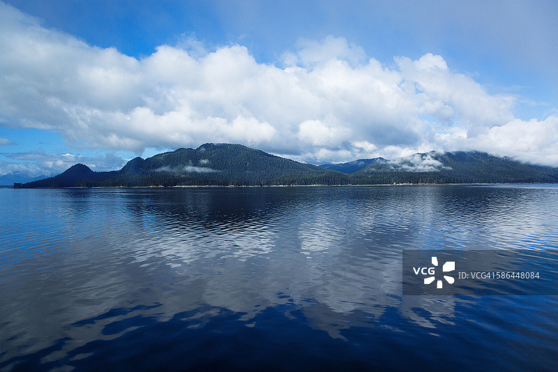 美国阿拉斯加州特雷西峡湾景色图片素材