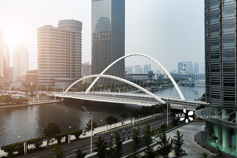 天津海河风光图片素材