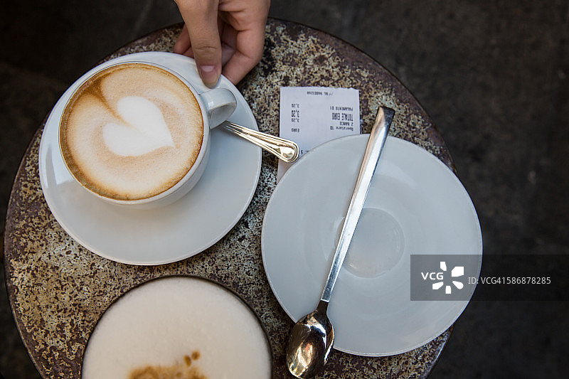 卡布奇诺咖啡图片素材