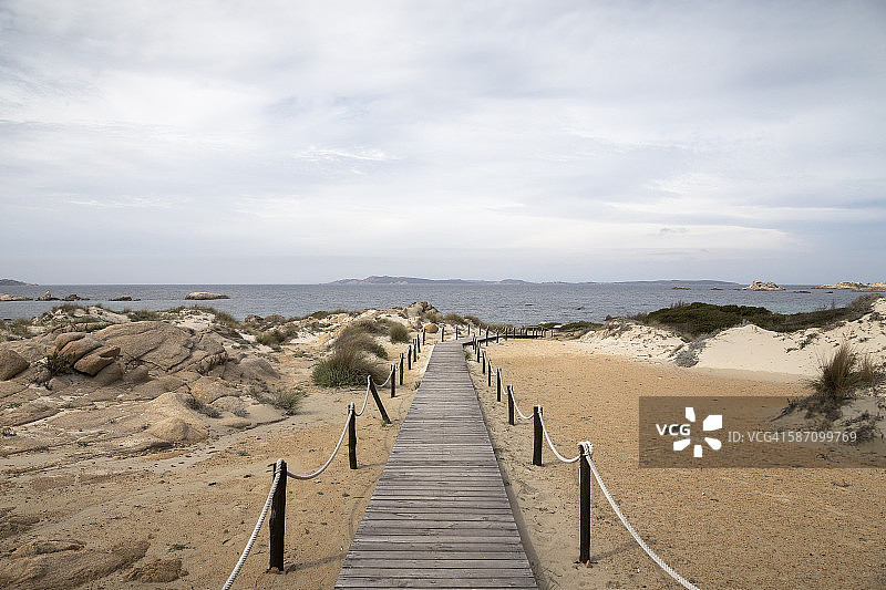 意大利撒丁岛的马达莱纳群岛图片素材