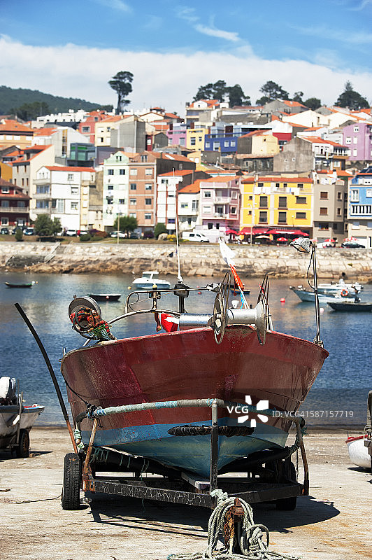 海港码头的渔船图片素材