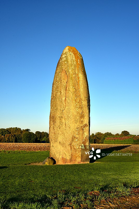法国布列塔尼的梅尼尔香槟多伦图片素材