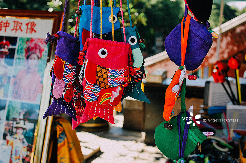 鱼形手提包图片素材