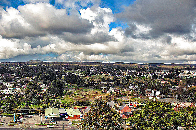 澳大利亚索维林山云景图片素材