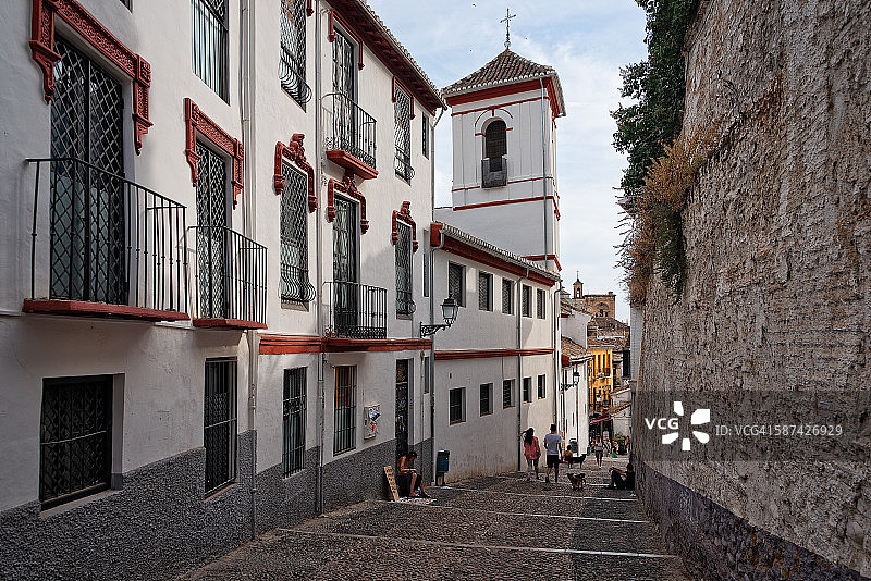 通往圣尼古拉斯观景台的道路，阿尔拜辛图片素材