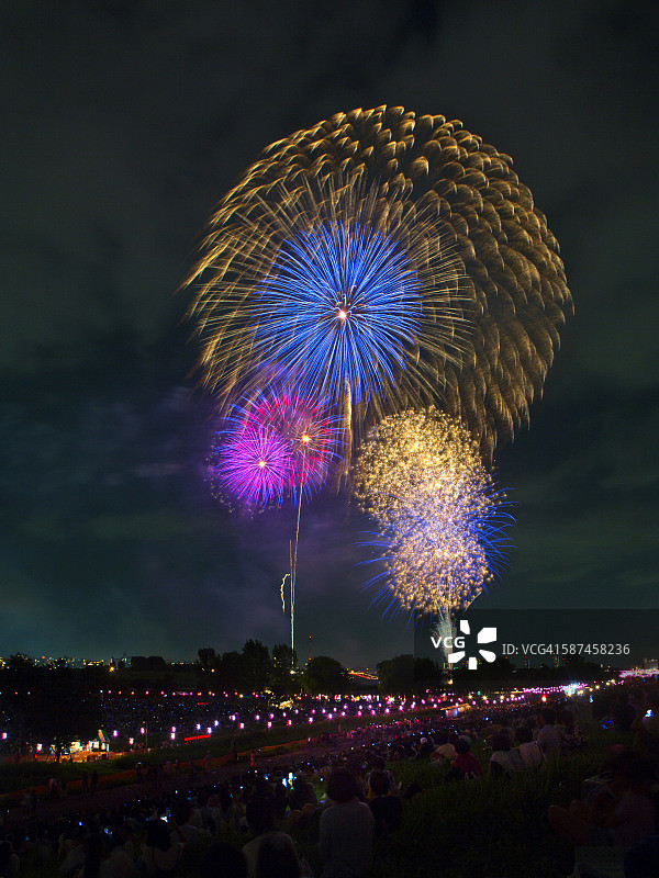 板桥烟花和户田桥烟花（2016年）图片素材