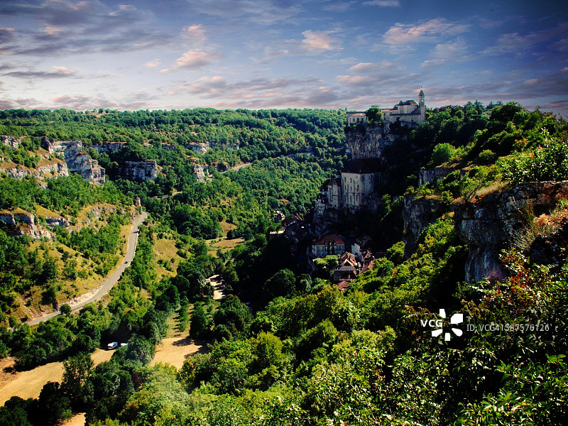 法国罗卡马杜尔图片素材