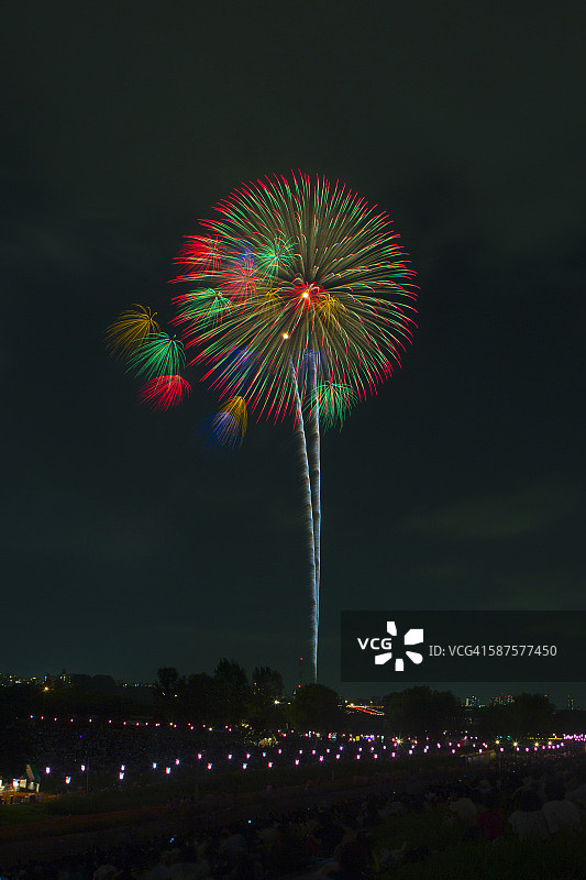 板桥烟花和户田桥烟花（2016年）图片素材