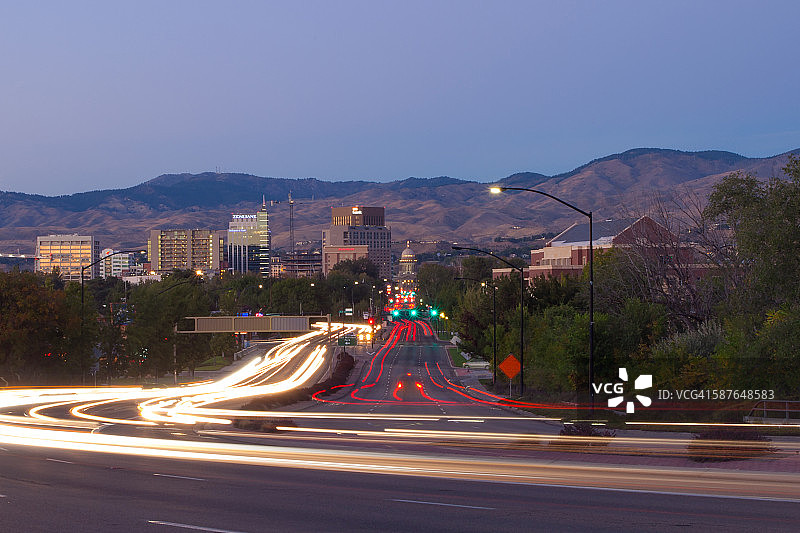 爱达荷州博伊西市中心区图片素材