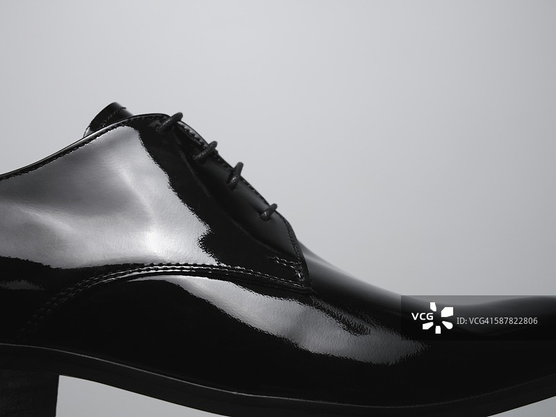 黑色漆皮鞋图片素材