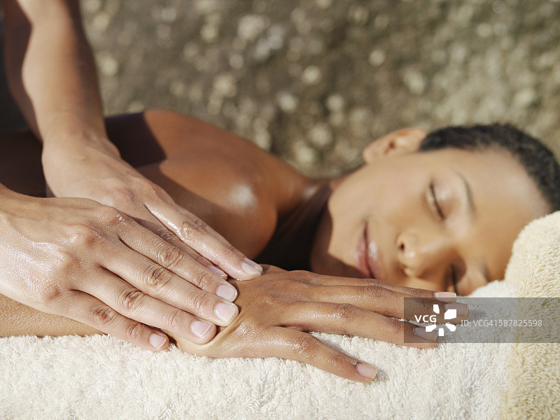 手部按摩图片素材