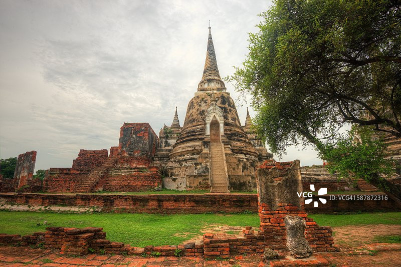 泰国阿瑜陀耶帕司山碧寺图片素材