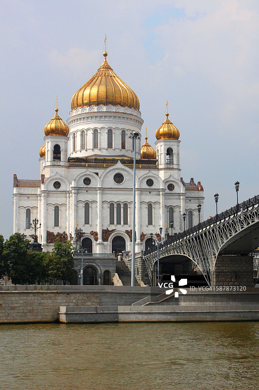 俄罗斯莫斯科救世主大教堂图片素材