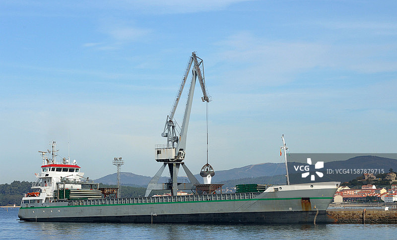 港口卸载脲醛图片素材