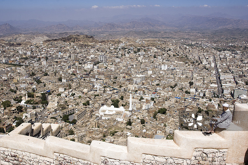 塔伊兹全景图片素材