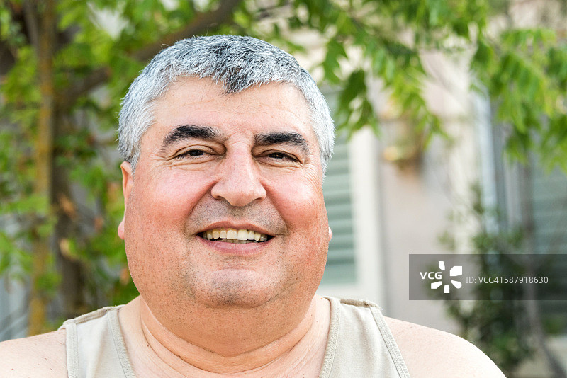 超重的中年男人图片素材