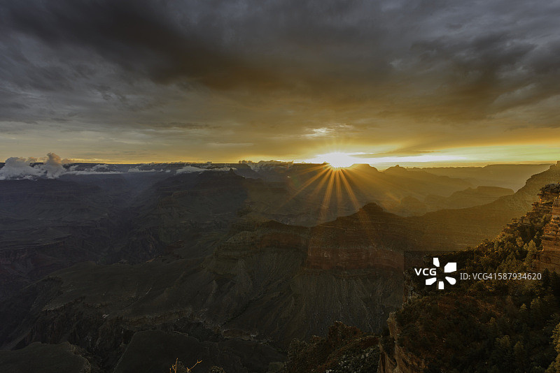 大峡谷的黎明图片素材