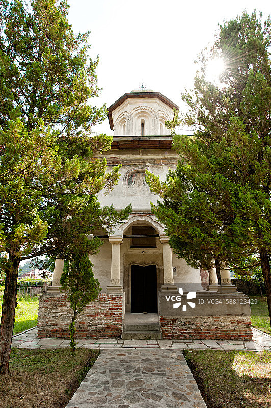 内格鲁沃达修道院的小教堂图片素材