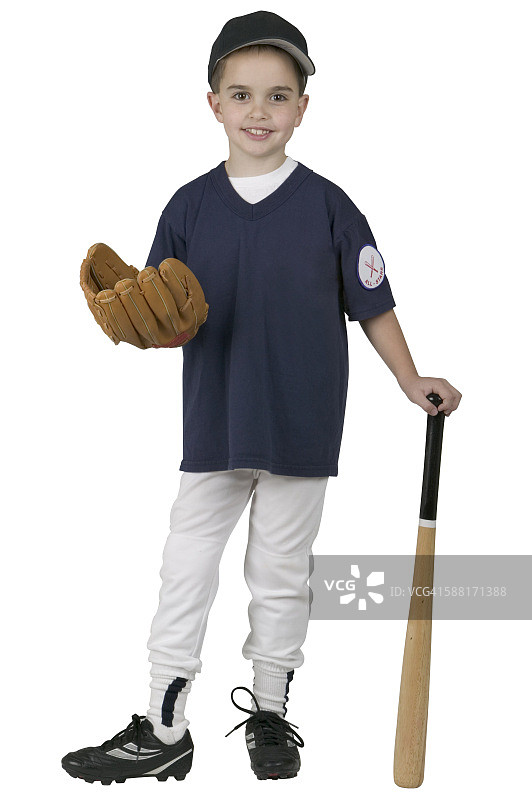 年轻的棒球运动员图片素材