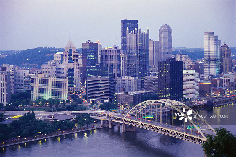 匹兹堡的皮特堡大桥图片素材