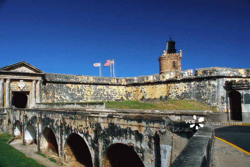 圣胡安莫罗堡图片素材