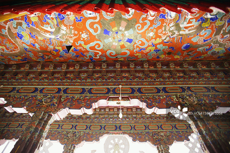 神庙内部图片素材