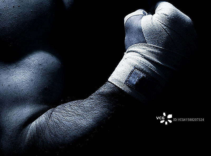 拳击手的胳膊图片素材