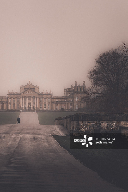 英国布莱尼姆宫图片素材