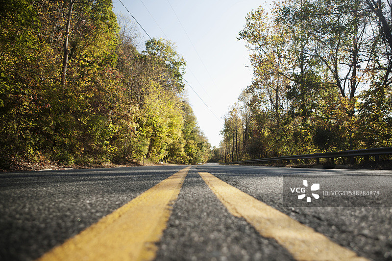 秋天的道路图片素材
