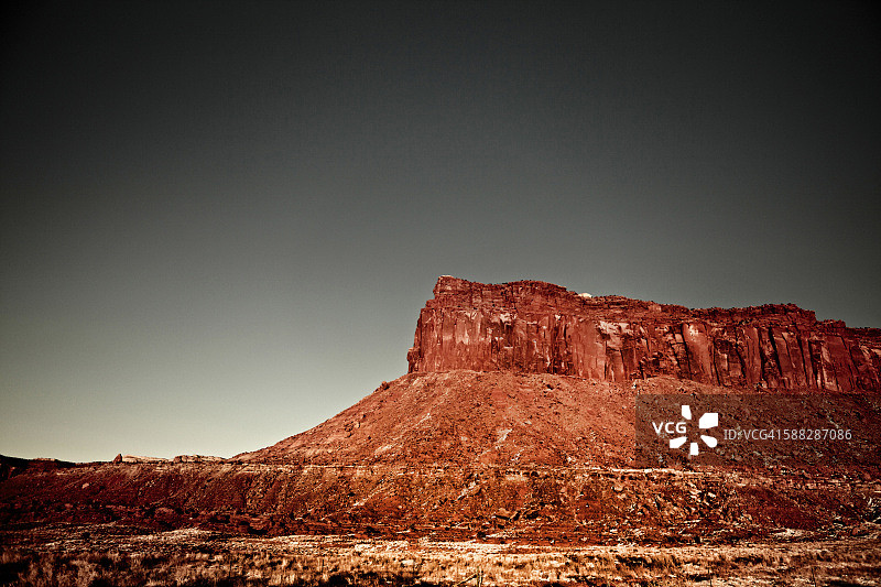 美国犹他州峡谷地国家公园印第安溪梅萨图片素材