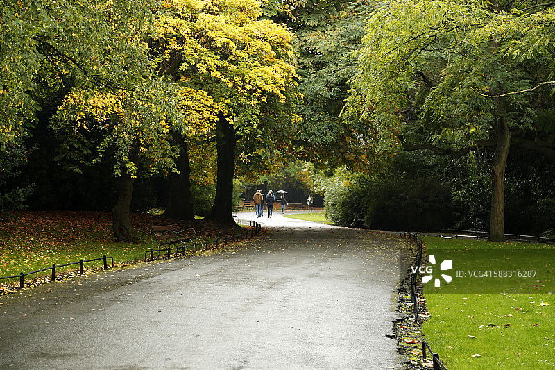 秋天的圣斯蒂芬绿地图片素材