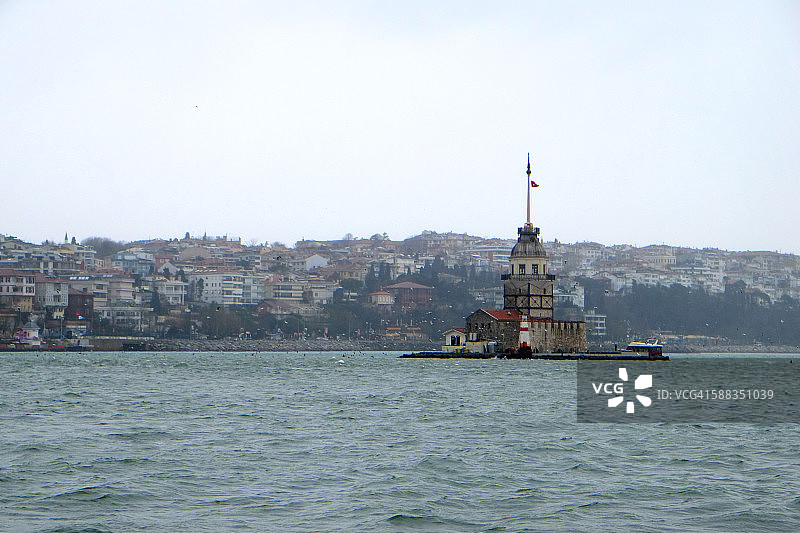 伊斯坦布尔少女塔图片素材