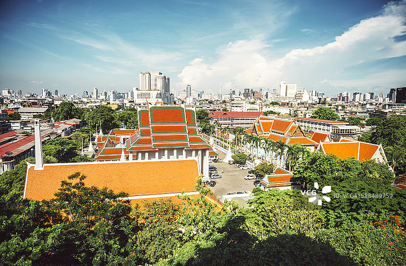 泰国曼谷萨格寺庙景观图片素材
