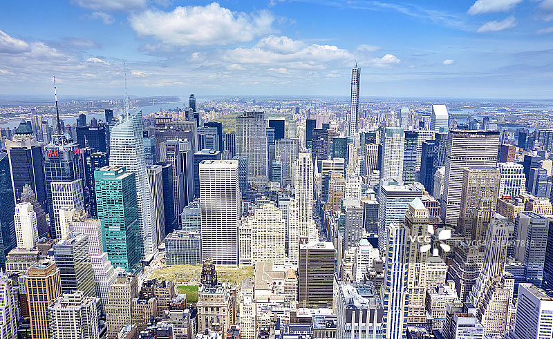 美国纽约曼哈顿城市景观图片素材