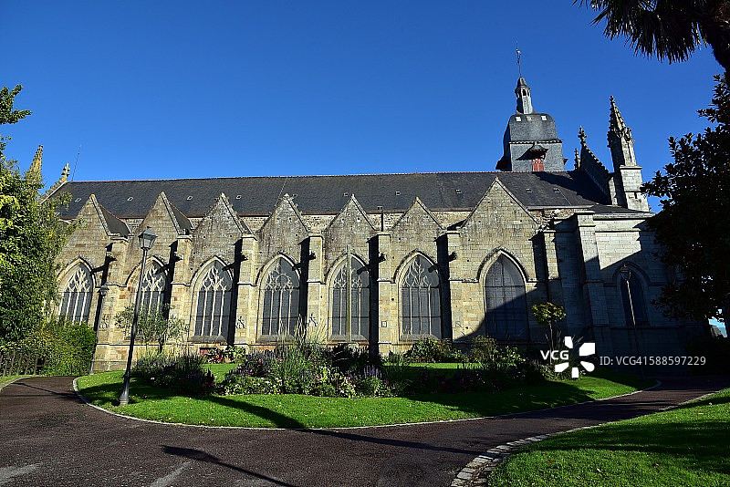 法国布列塔尼富热尔教堂图片素材