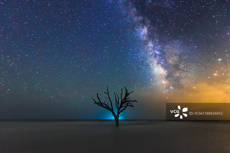 埃迪斯托岛银河美景图片素材