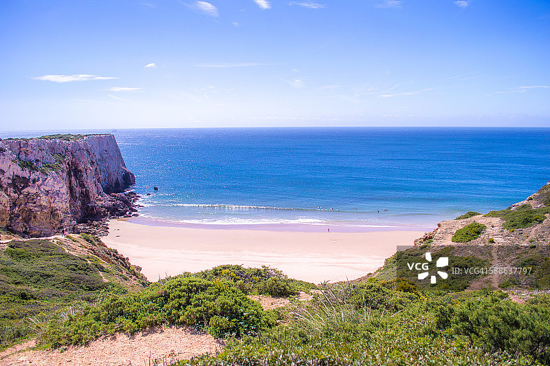 葡萄牙西阿尔加维巴兰科海滩图片素材
