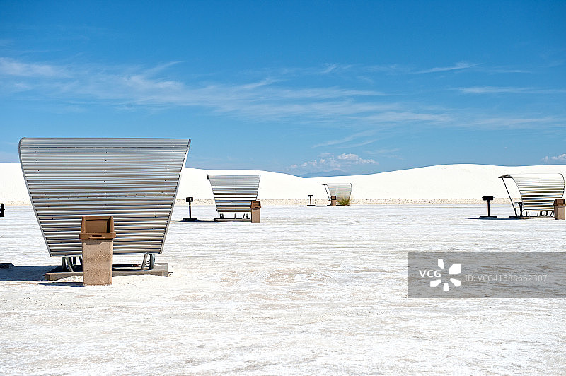 白沙国家纪念碑休息区图片素材