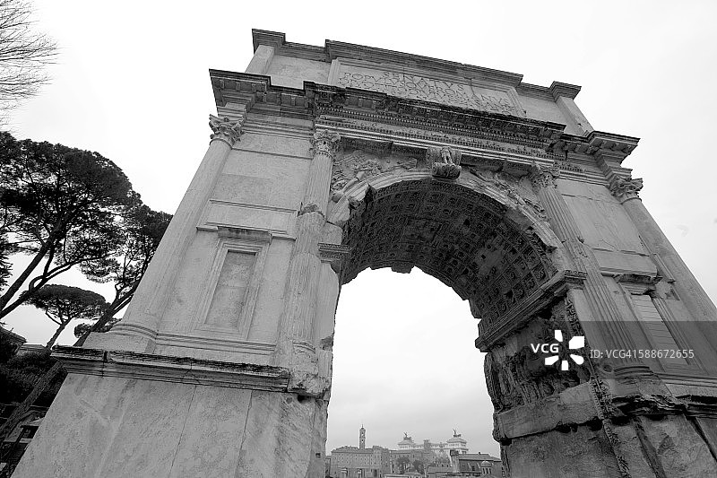 提图斯凯旋门图片素材