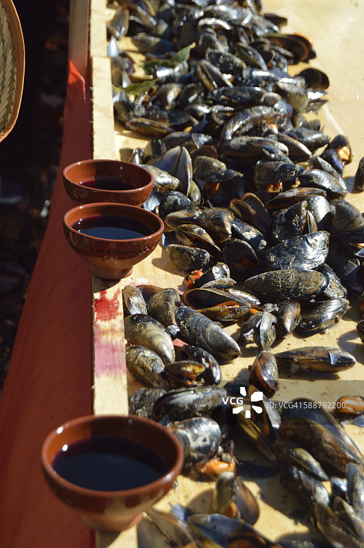 2016年维京人在卡托伊拉登陆图片素材