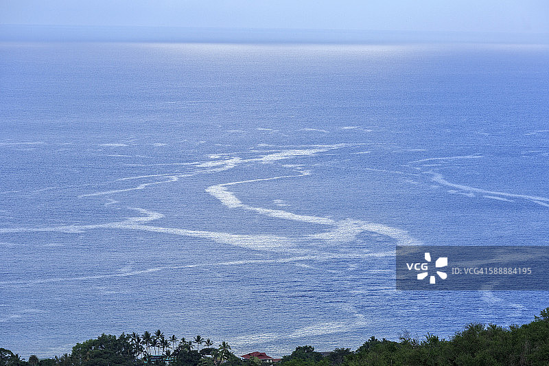 夏威夷Kealakekua湾的积云图片素材