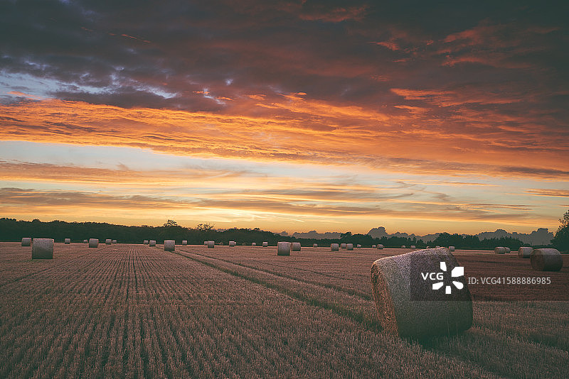 夏天的日落图片素材