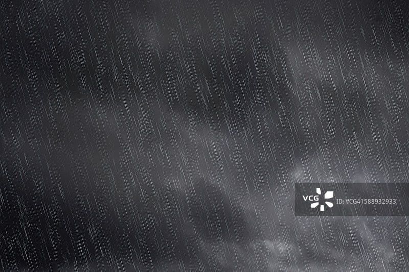 夜间的雨图片素材