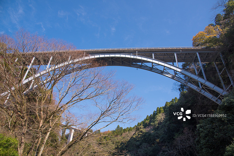 日本宫崎县高千穗峡图片素材